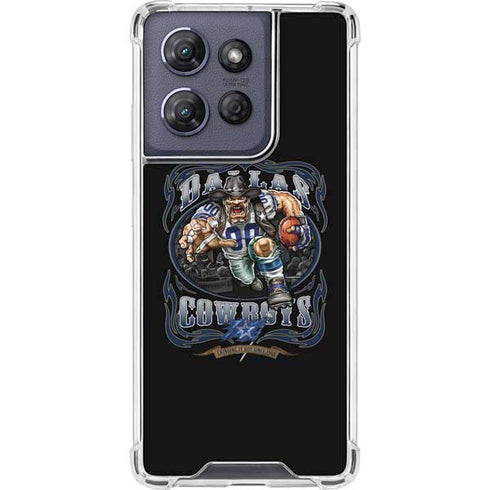 Liquid Blue NFL Dallas Cowboys Running Back Moto G Play 5G (2025) Clear Case